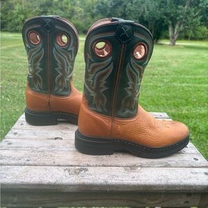 Twisted X Men's Boots MEZ0002 EZ Rider Work Leather  Green Size 6m